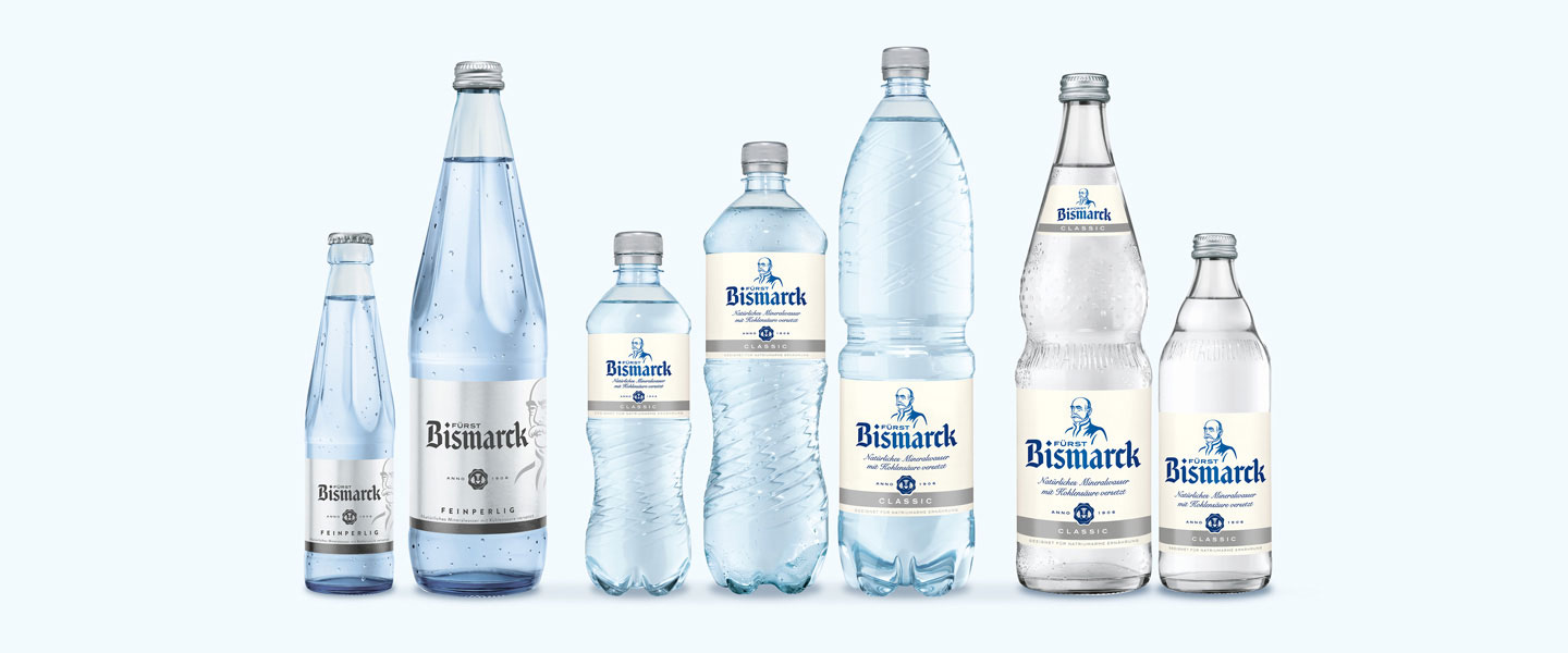 Bismarck Relaunch Getranke Packaging Design Justblue Design