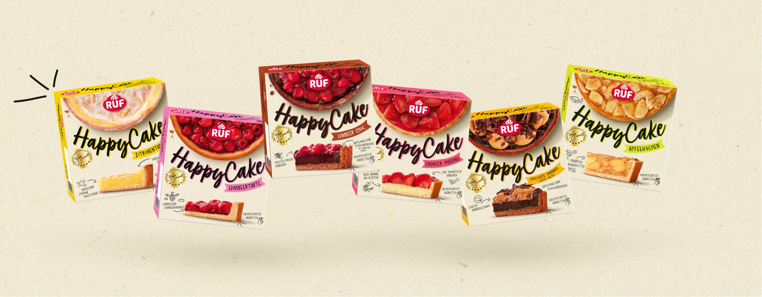 RUF Happy Cake Food Packaging Design justblue.design