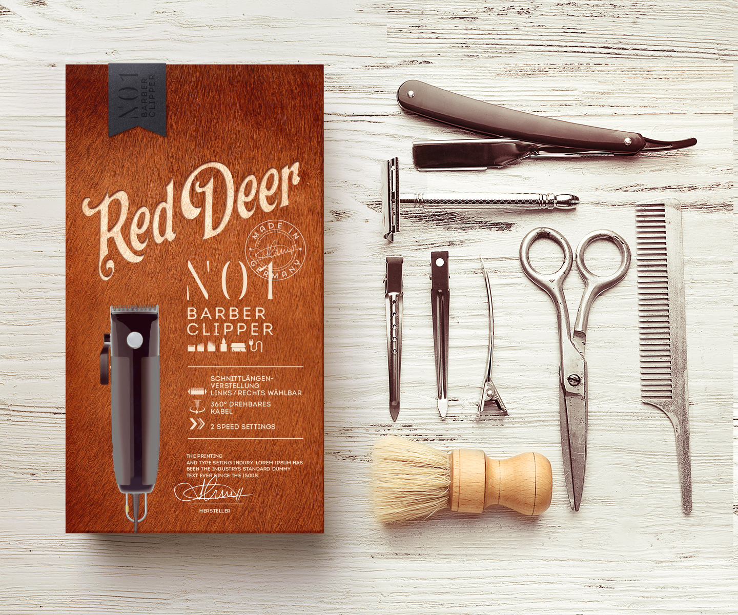 red deer barber clipper no 1