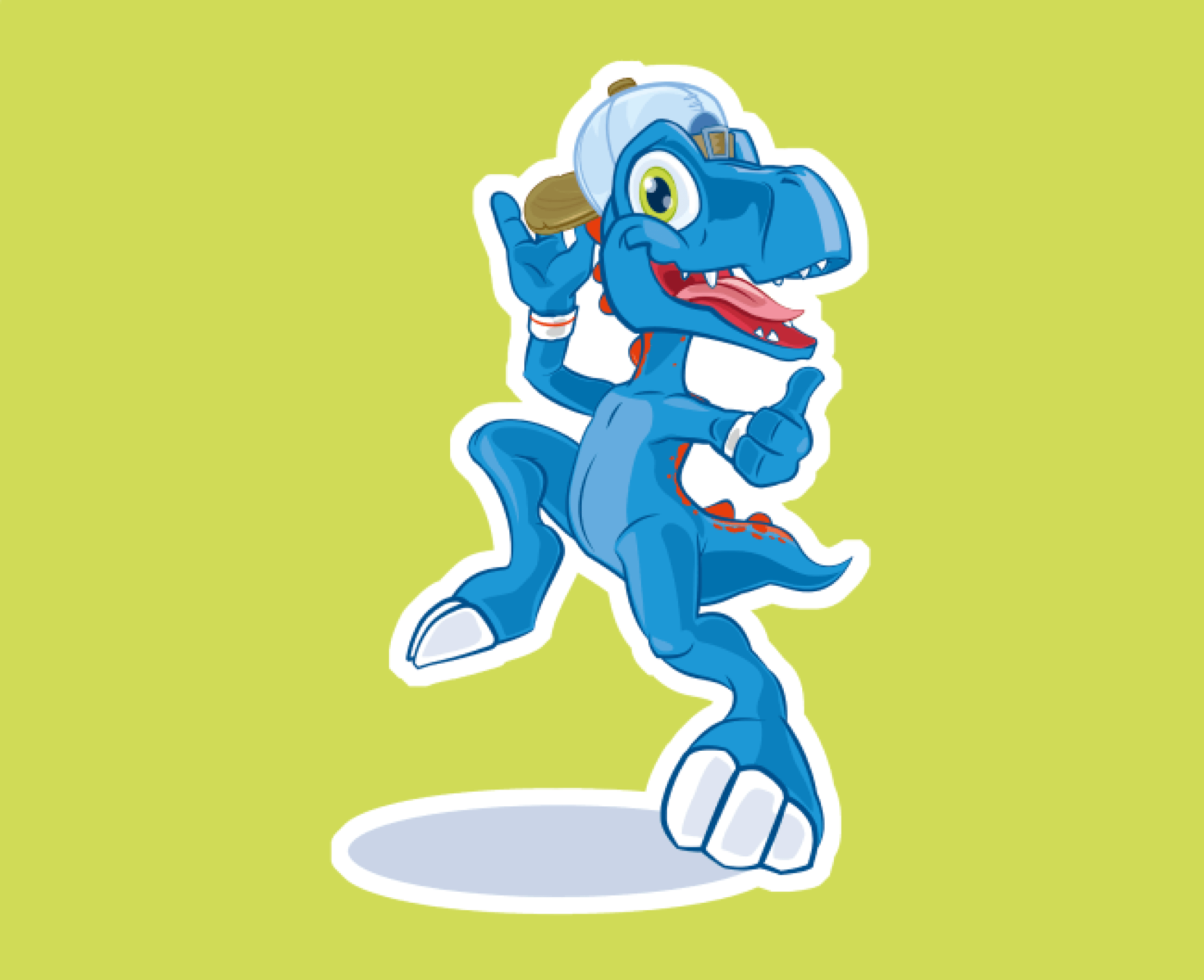 Grüner Dino